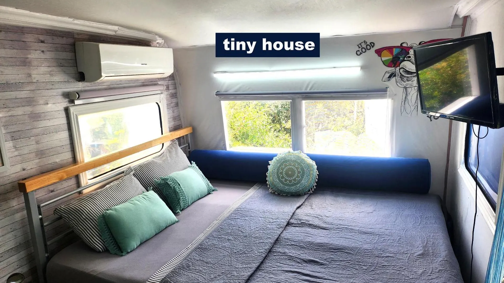 بيت للعطل Dream Tiny House Or Luxus Tent With Pool خانيا